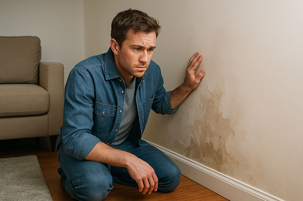 How can you spot hidden water leaks before they cause major damage?